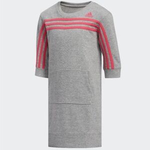 Adidas French Terry Girls Gray Dress